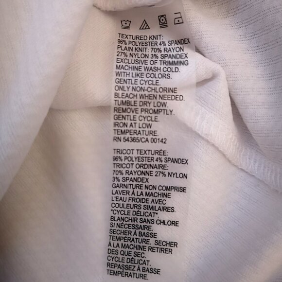 Alia Ladies Size Small Black & White Full Zip Lightweight Jacket - Picture 6 of 10